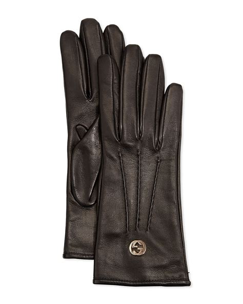 women leather gloves gucci|gucci leather driving gloves.